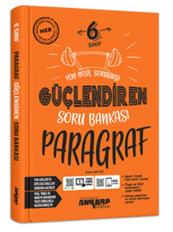 Ankara 6.Sınıf Paragraf Güçlendiren Soru Bankası