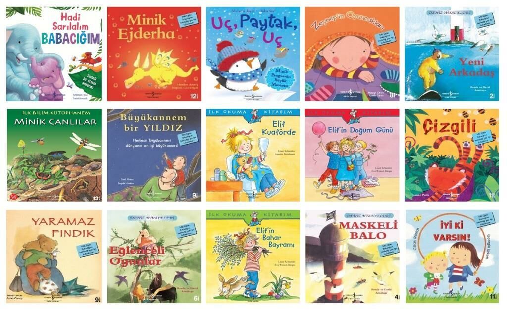 İş Bankası İlk Okuma Hikaye Kitaplarım Set 15 Kitap
