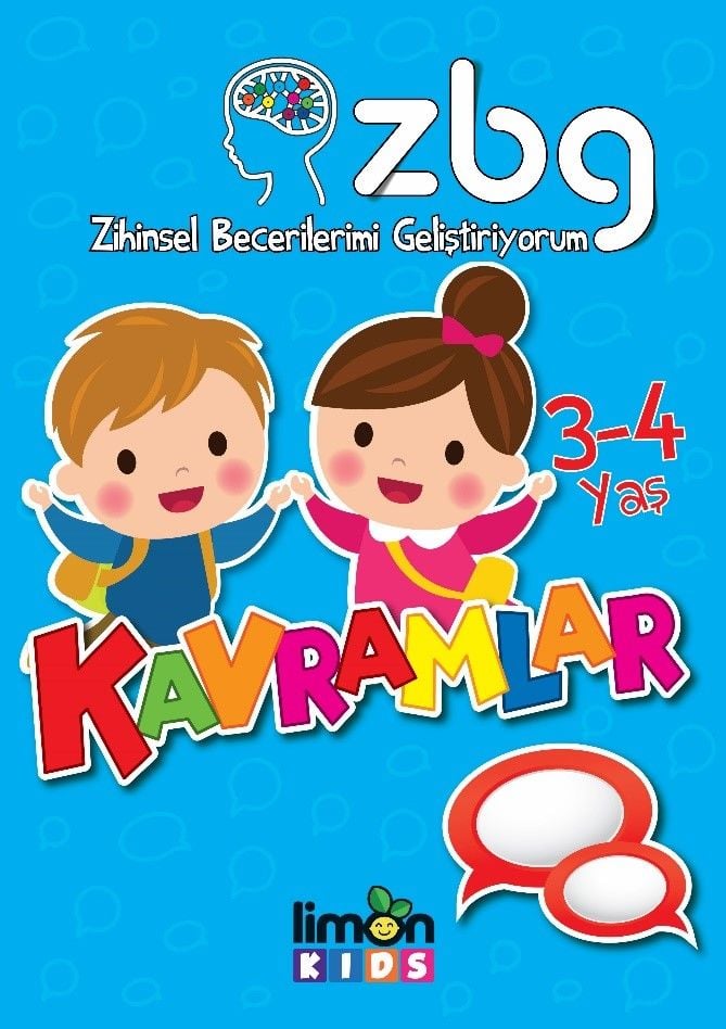 ZBG Zihinsel Becerilerimi Geliştiriyorum 3 - 4 Yaş Kavramlar