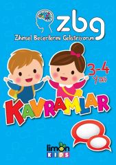 ZBG Zihinsel Becerilerimi Geliştiriyorum 3 - 4 Yaş Kavramlar