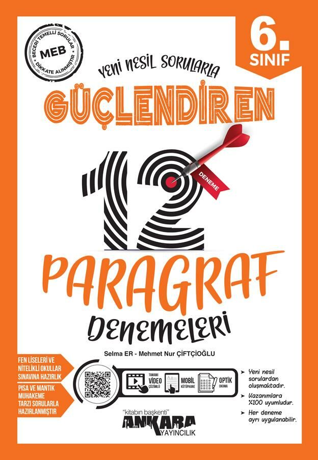 Ankara 6. Sınıf Paragraf Güçlendiren Denemeleri