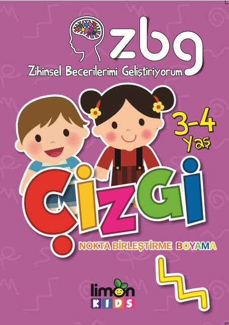 ZBG Zihinsel Becerilerimi Geliştiriyorum  3 - 4 Yaş Çizgi