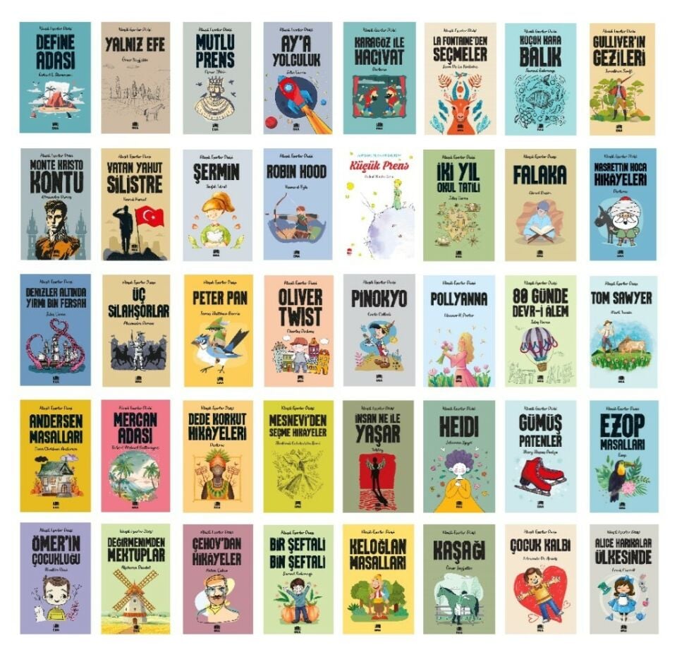 Türk ve Dünya Klasikleri Seti 40 Kitap (2-6. Sınıf)