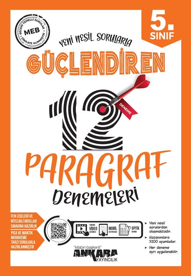 Ankara 5. Sınıf Güçlendiren Paragraf Denemeleri