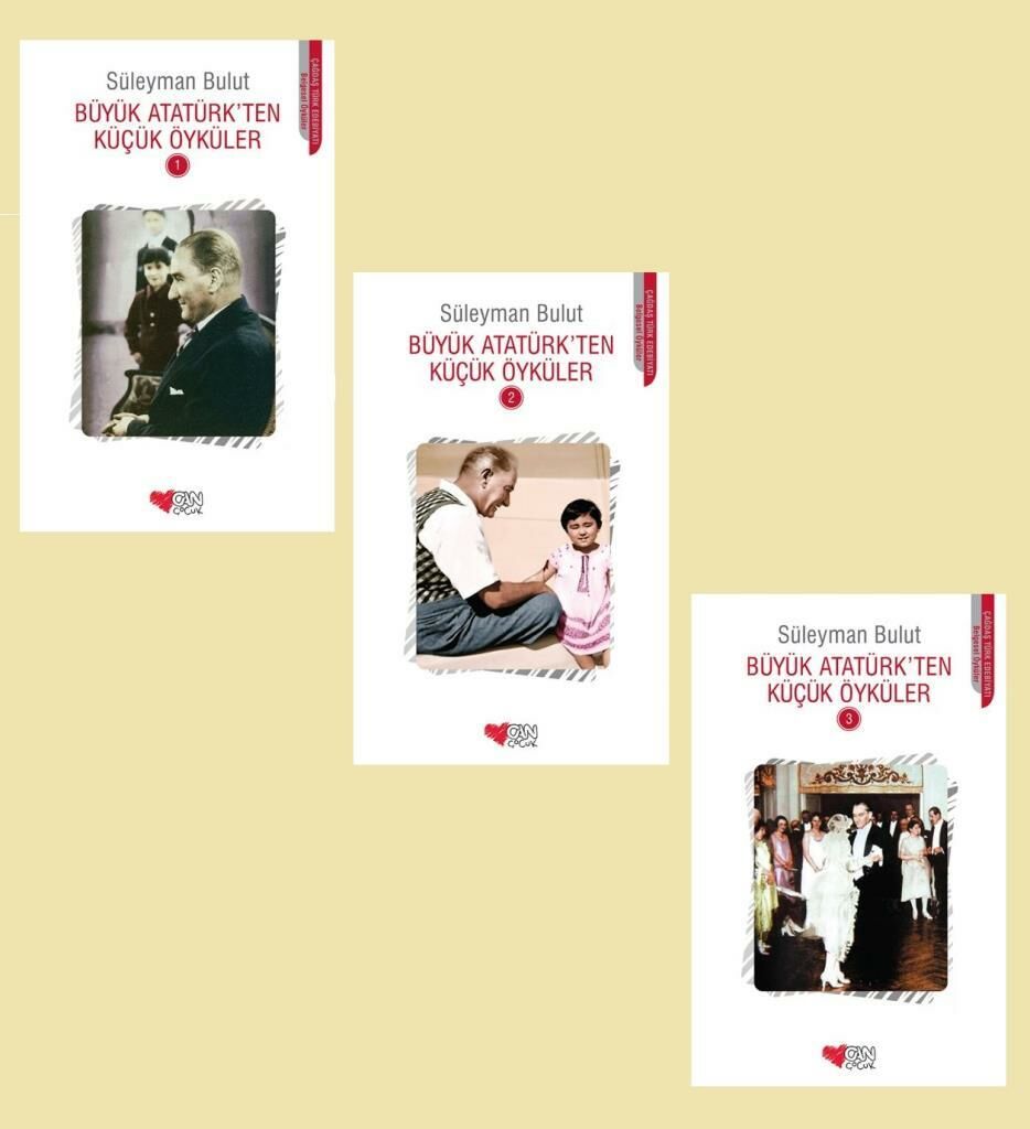 Büyük Atatürk'ten Küçük Öyküler 3 Kitap Set (1-2-3)