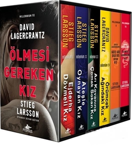 Millennium Serisi Kutulu Özel Set 6 Kitap Takım STİEG LARSSON, DAVİD LAGERCRANTZ