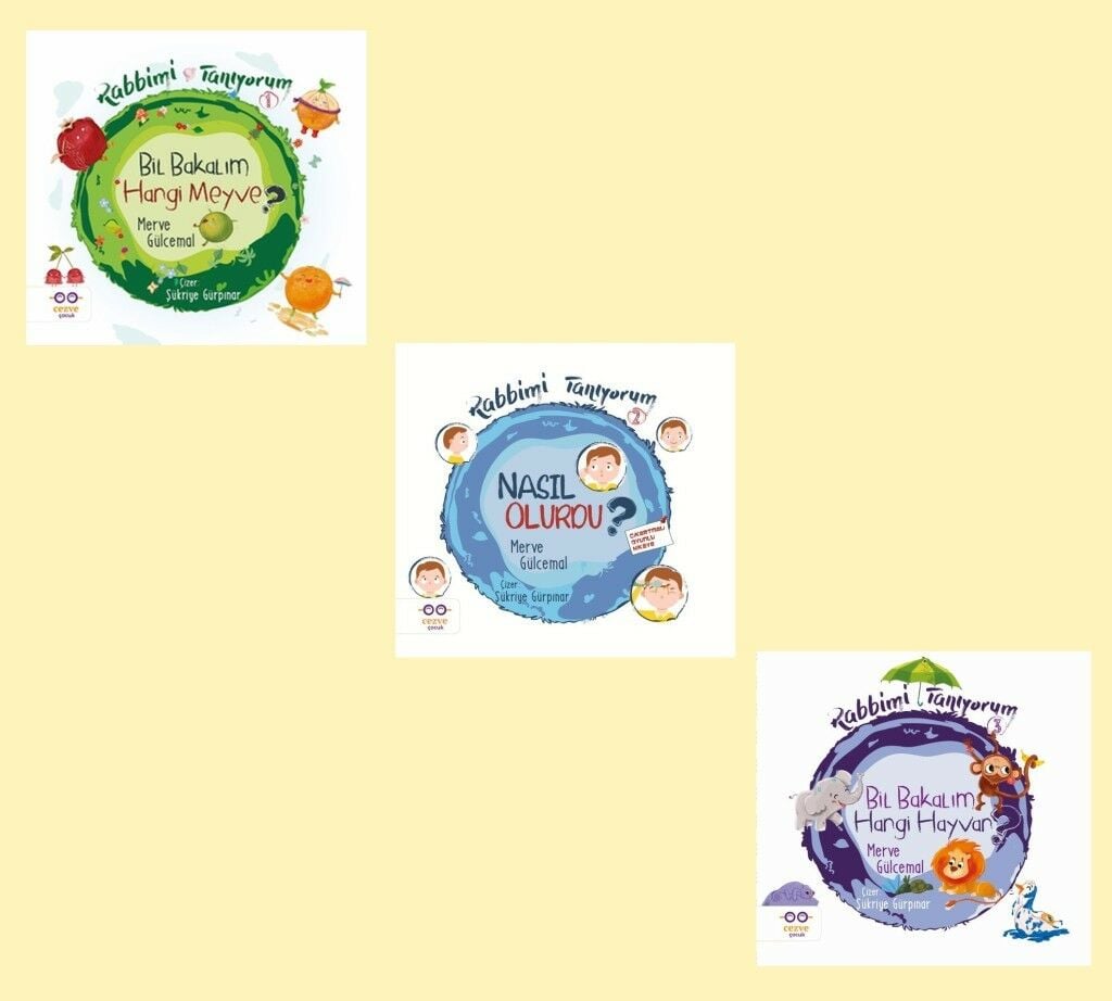 Merve Gülcemal Rabbimi Tanıyorum Seti (3 Kitap)