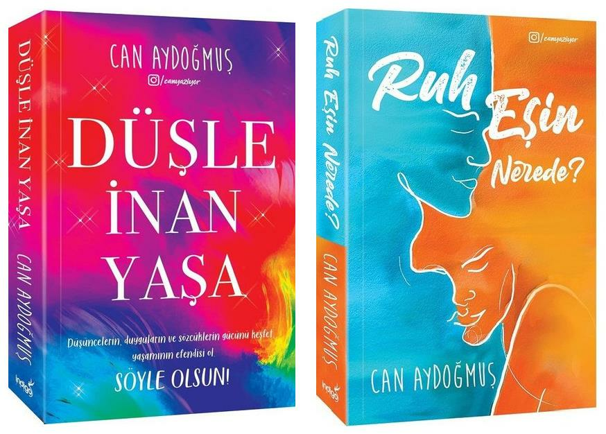 Can Aydoğmuş Seti 2 Kitap Ruh Eşin Nerede - Düşle İnan Yaşa