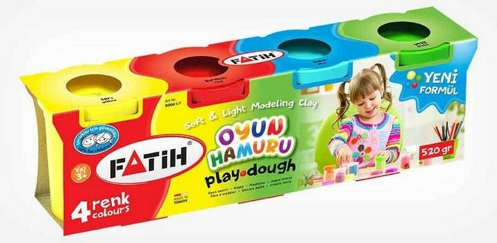 Fatih Oyun Hamuru 4 Renk