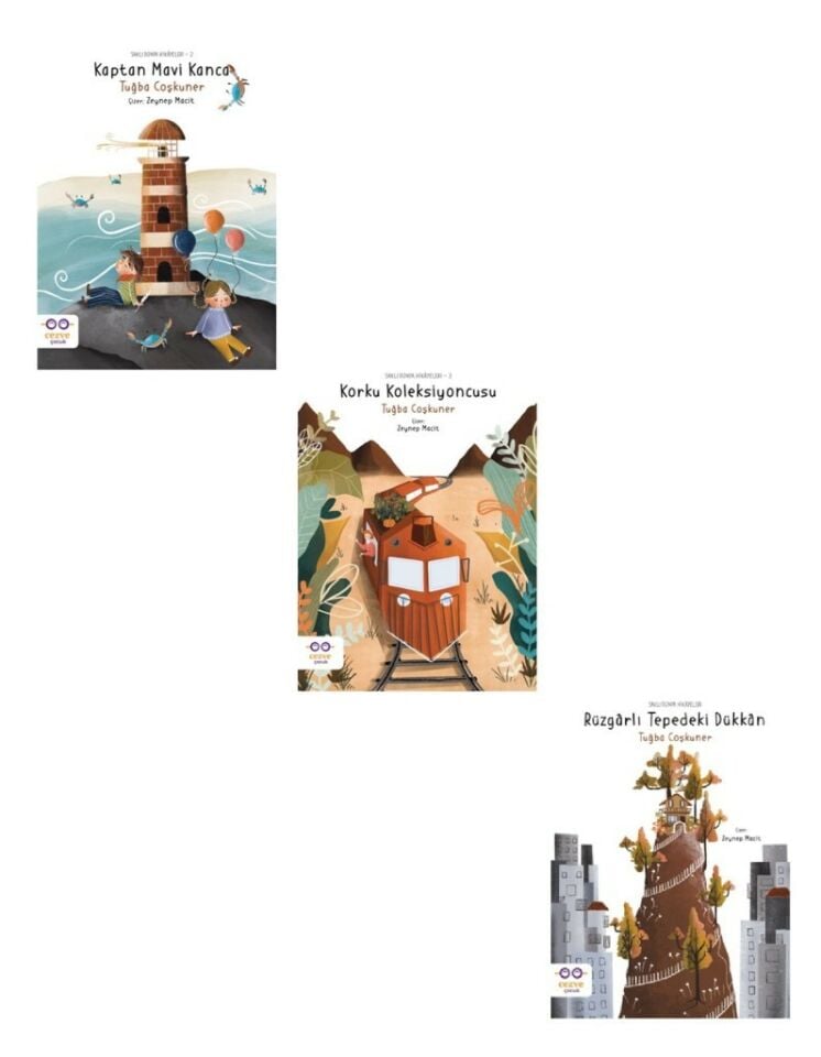 Saklı Dünya Hikayeleri 3 Kitap (Rüzgarlı Tepedeki Dükkan + Kaptan Mavi Kanca + Korku Koleksiyoncusu)