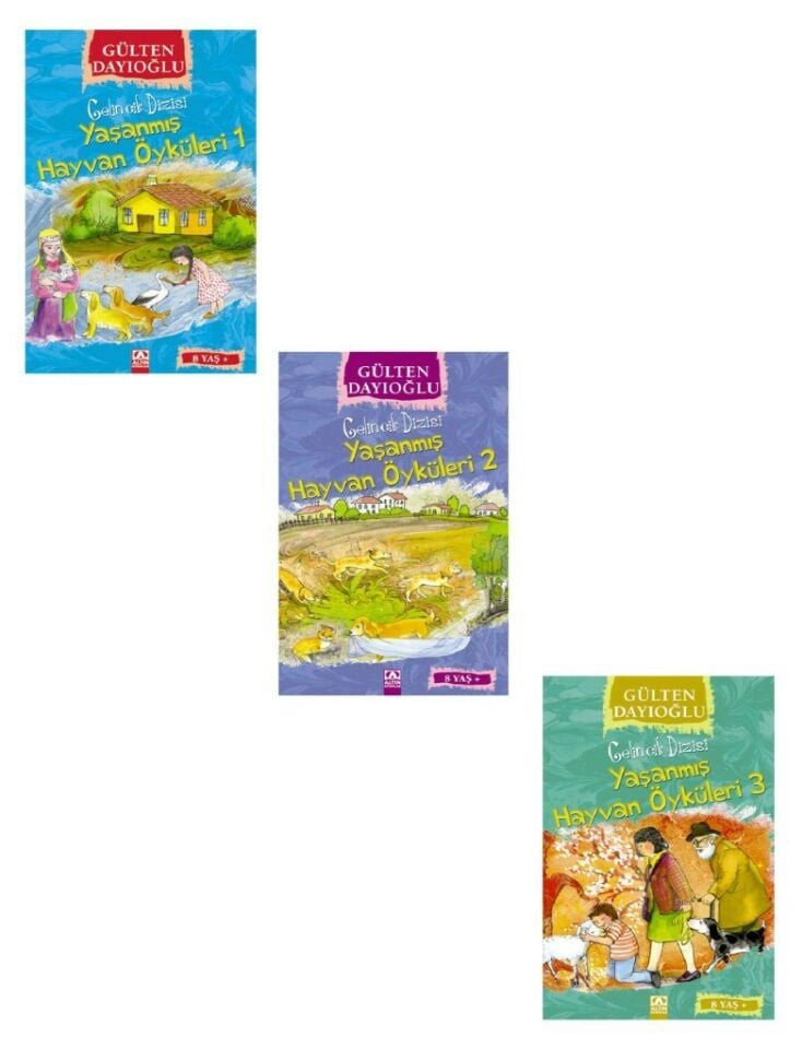 Gülten Dayıoğlu Gelincik Yaşanmış Hayvan Öyküleri (3 Kitap)