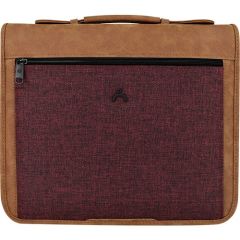 Önder Londra Saplı Fermuarlı Çok Amaçlı El ve Clutch Çantası Bordo