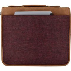 Önder Londra Saplı Fermuarlı Çok Amaçlı El ve Clutch Çantası Bordo
