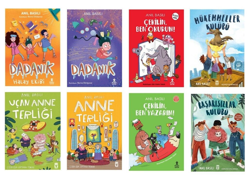 Anıl Basılı Seti 8 Kitap (Dadanık + Çekilin Ben + Anne Terliği + Mükemmeller + Başarısızlar)