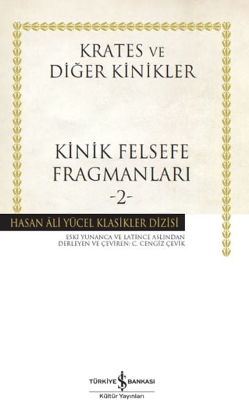 Kinik Felsefe Fragmanları -2- Ciltli KRATES