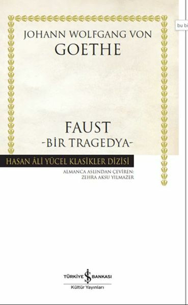 Faust - Bir Tragedya (Ciltli) JOHANN WOLFGANG VON GOETHE
