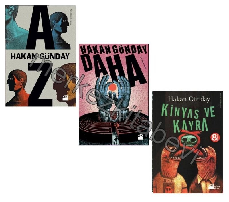 Hakan Günday Kinyas Kayra + Daha + Az (3 Kitap)