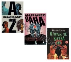 Hakan Günday Kinyas Kayra + Daha + Az (3 Kitap)