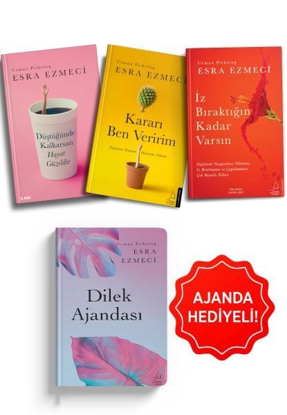 Esra Ezmeci Psikoloji Seti 3 Kitap Dilek Ajanda Hediyeli ESRA EZMECİ