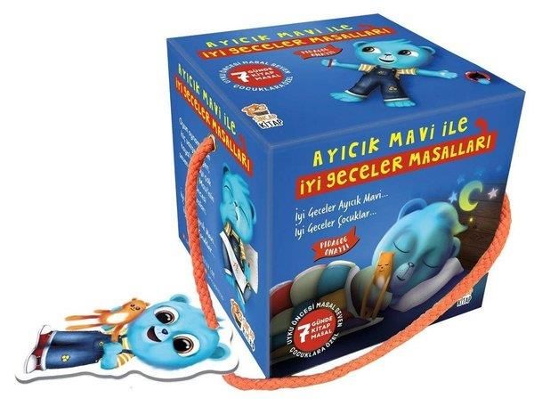Ayıcık Mavi ile İyi Geceler Masalları Seti 7 Kitap Takım MELEK DİNÇER