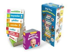 İngilizce Destekli Bilgi Dolu Minik Kütüphanem 9 Kitap Mavi Kutu KOLEKTİF