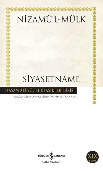 Siyasetname (K.Kapak) NİZAMİL-MÜLK