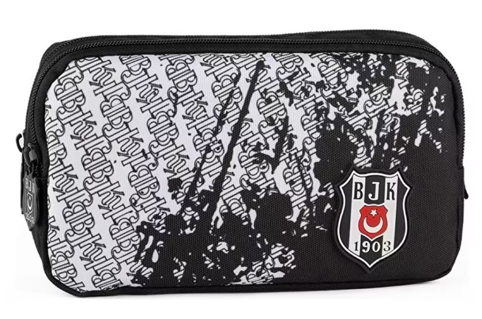 Beşiktaş Lisanslı Garni Desenli Kalem Çantası