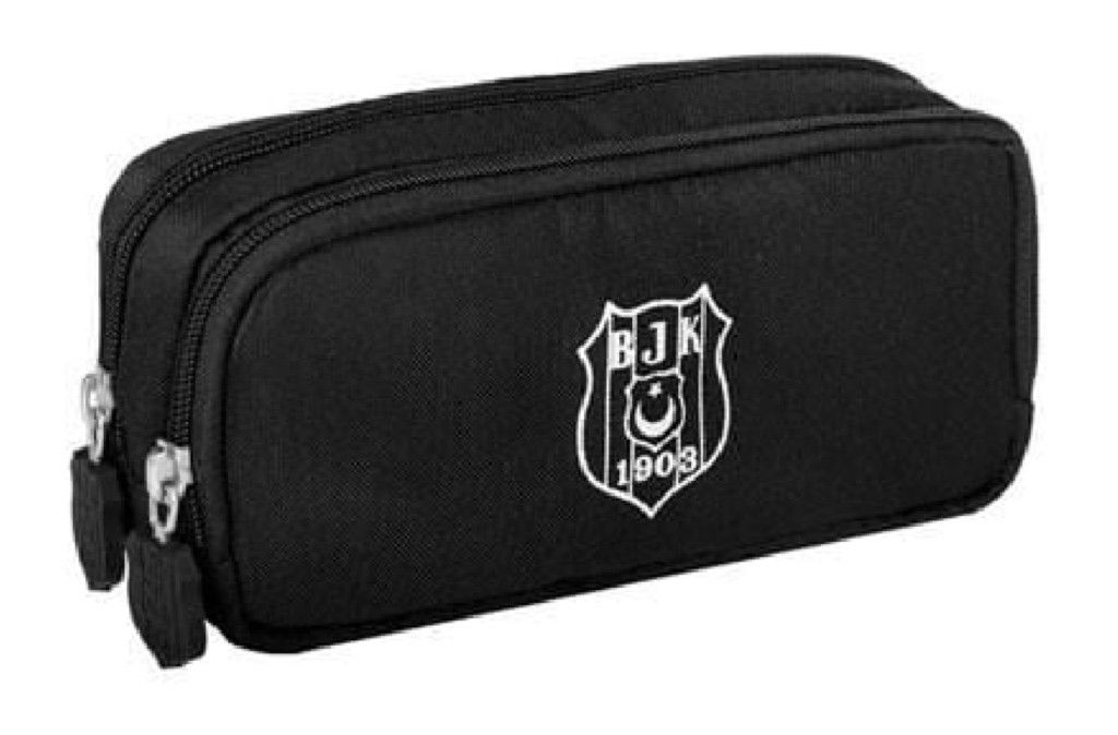 Beşiktaş Beyaz Logo Kalem Çantası