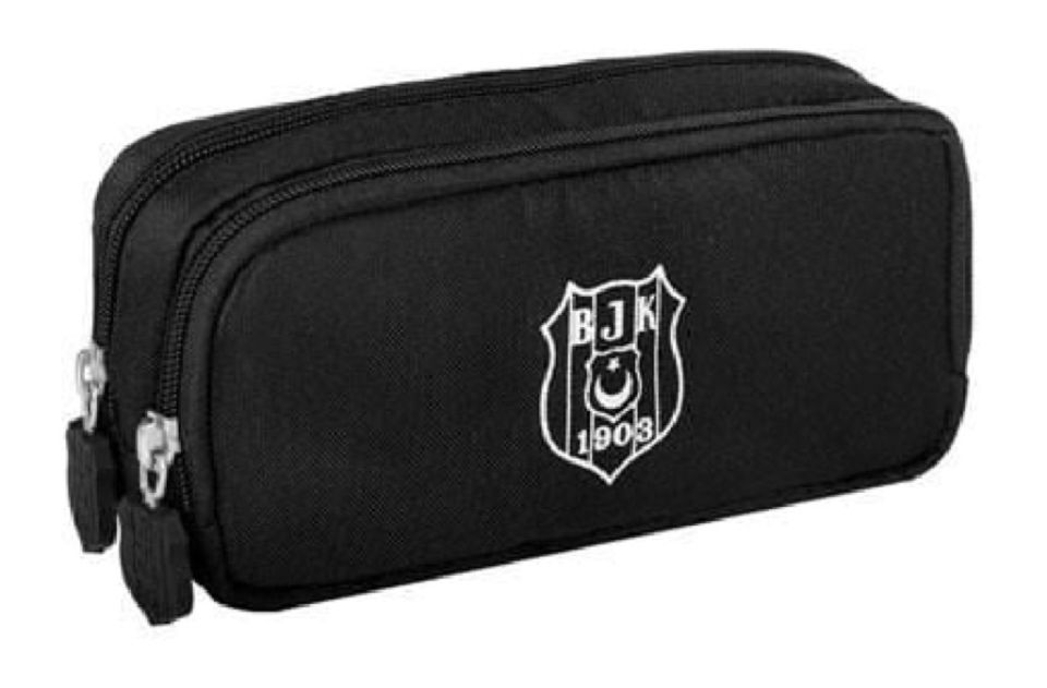 Beşiktaş Beyaz Logo Kalem Çantası