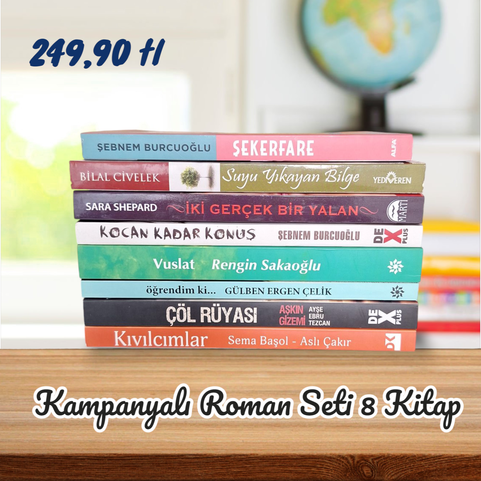 Kampanyalı Roman Seti 8 Kitap (Set 8)
