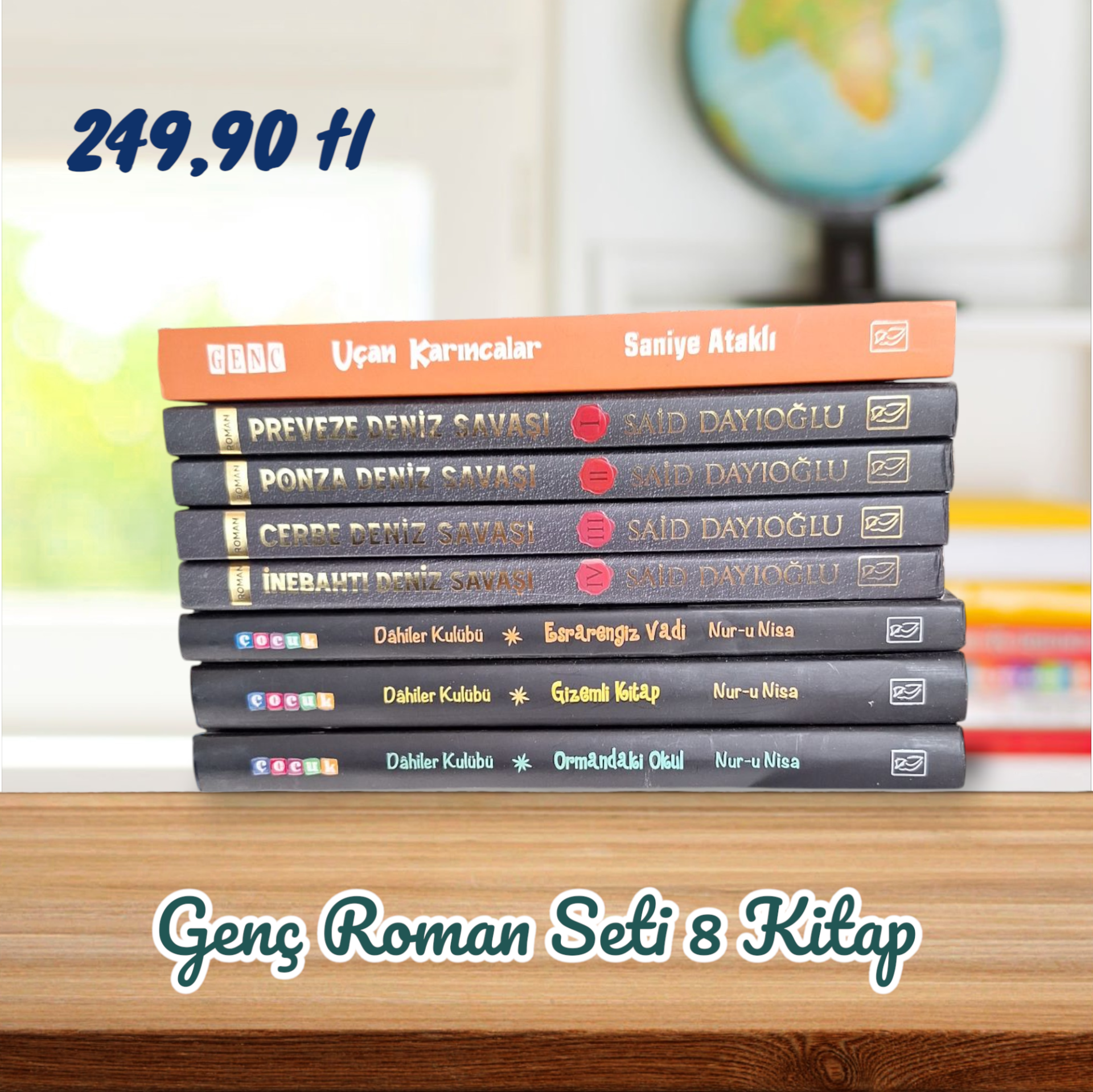 Genç Roman Seti 8 Kitap (Set 10)
