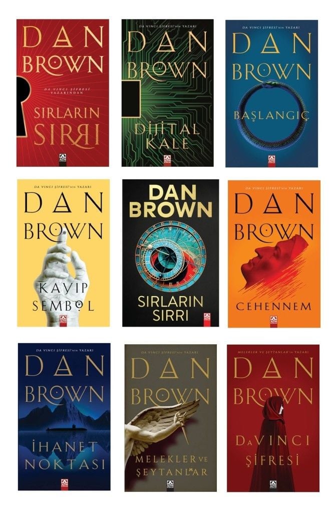 Dan Brown Seti 9 Kitap