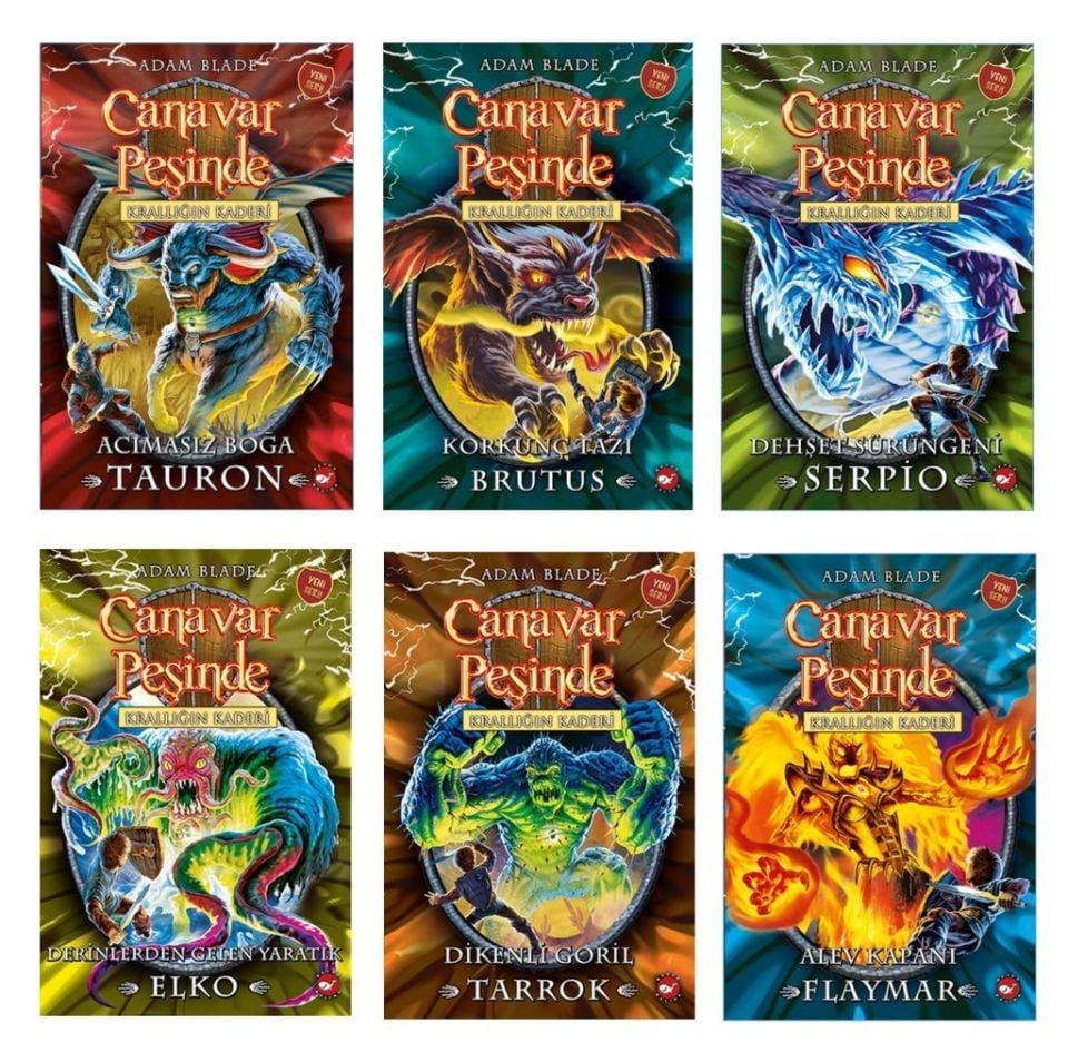 Canavar Peşinde Krallığın Kaderi Seti 6 Kitap