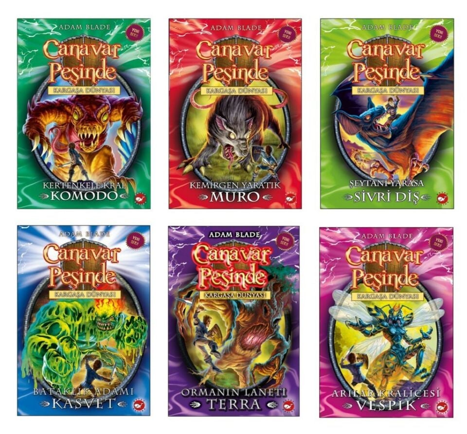 Canavar Peşinde Kargaşa Dünyası Seti 6 Kitap