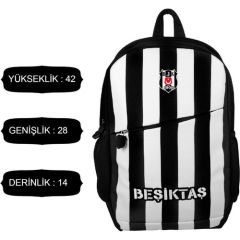 Beşiktaş Çubuklu Okul Sırt Çantası 3 Bölmeli