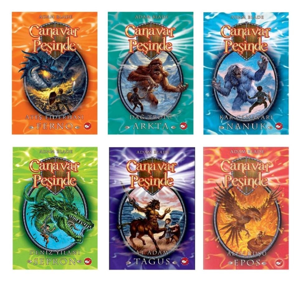 Canavar Peşinde Ana Seri 6 Kitap