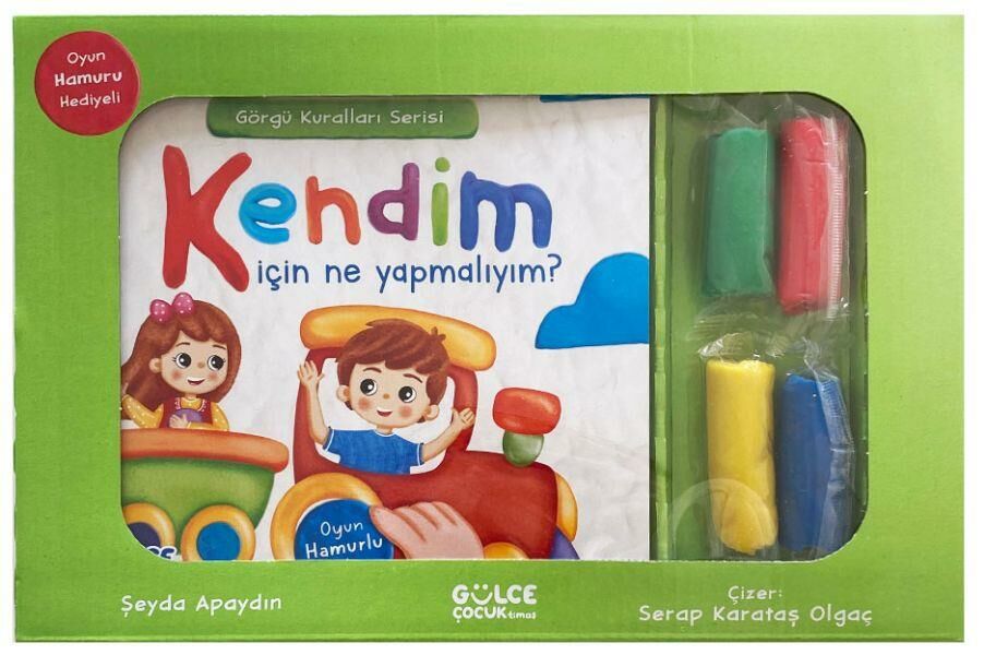 Kendim İçin Ne Yapmalıyım Görgü Kuralları Serisi Oyun Hamurlu Kitap Seti