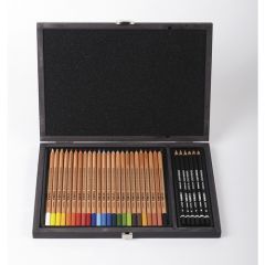 Lyra Rembrandt 30 Parça Polycolor & Art Design Ahşap Kutu Yeni