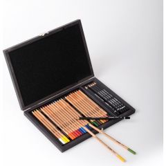Lyra Rembrandt 30 Parça Polycolor & Art Design Ahşap Kutu Yeni