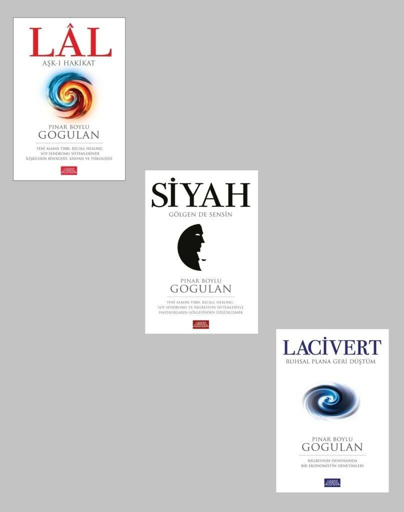 Pınar Boylu Gogulan Seti 3 Kitap (Lacivert Siyah Lal)