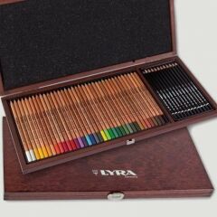 Lyra Rembrandt 50 Parça Polycolor & Art Design Ahşap Kutu Sketch Set