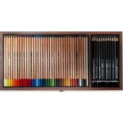 Lyra Rembrandt 50 Parça Polycolor & Art Design Ahşap Kutu Sketch Set
