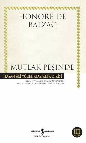 Mutlak Peşinde (K.Kapak) HONORE DE BALZAC