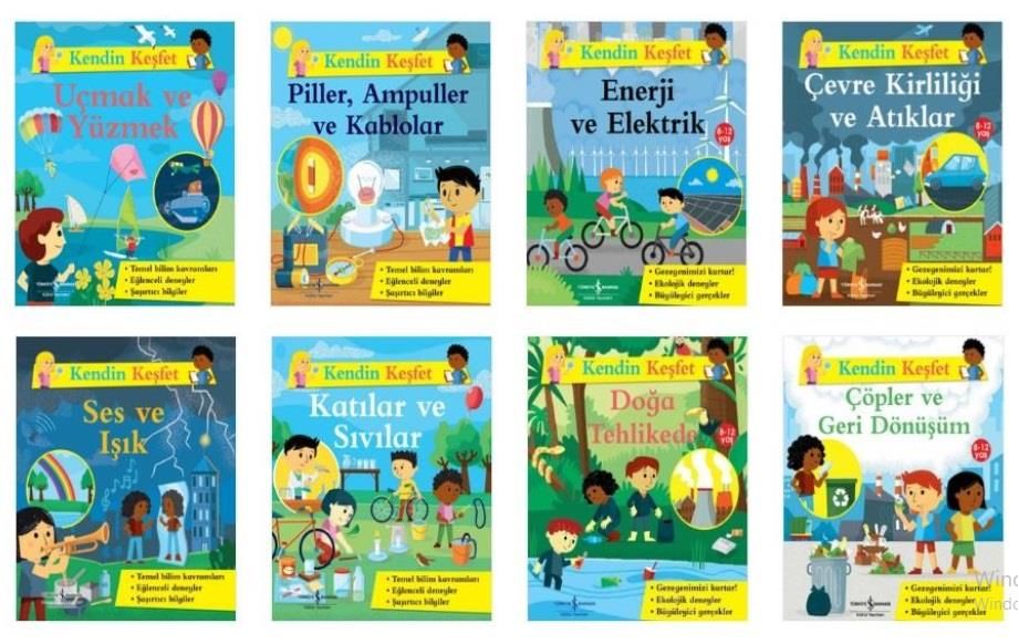 Kendin Keşfet Serisi 8 Kitap (8-12 Yaş)