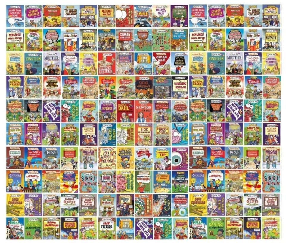 Eğlenceli Bilgi Seti 150 Kitap (Spor-Matematik-Tarih-Türkçe-Bilim-Gezi-Coğrafya-Hobi-Bilgi)
