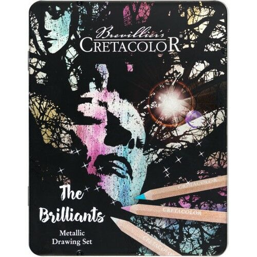 Cretacolor Megacolor Metalik Set 12 Renk