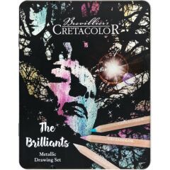 Cretacolor Megacolor Metalik Set 12 Renk