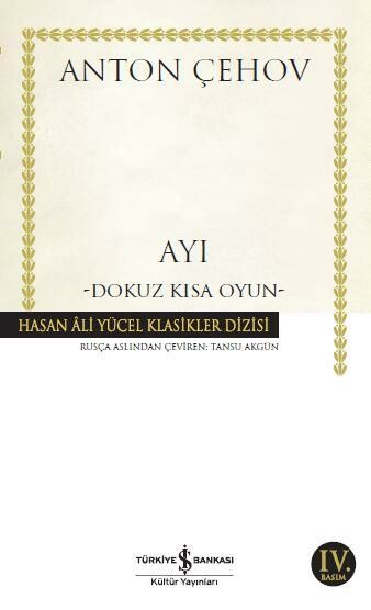 Ayı (K.Kapak) ANTON PAVLOVİÇ ÇEHOV