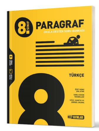 Hız 8. Sınıf Türkçe Paragraf Soru Bankası