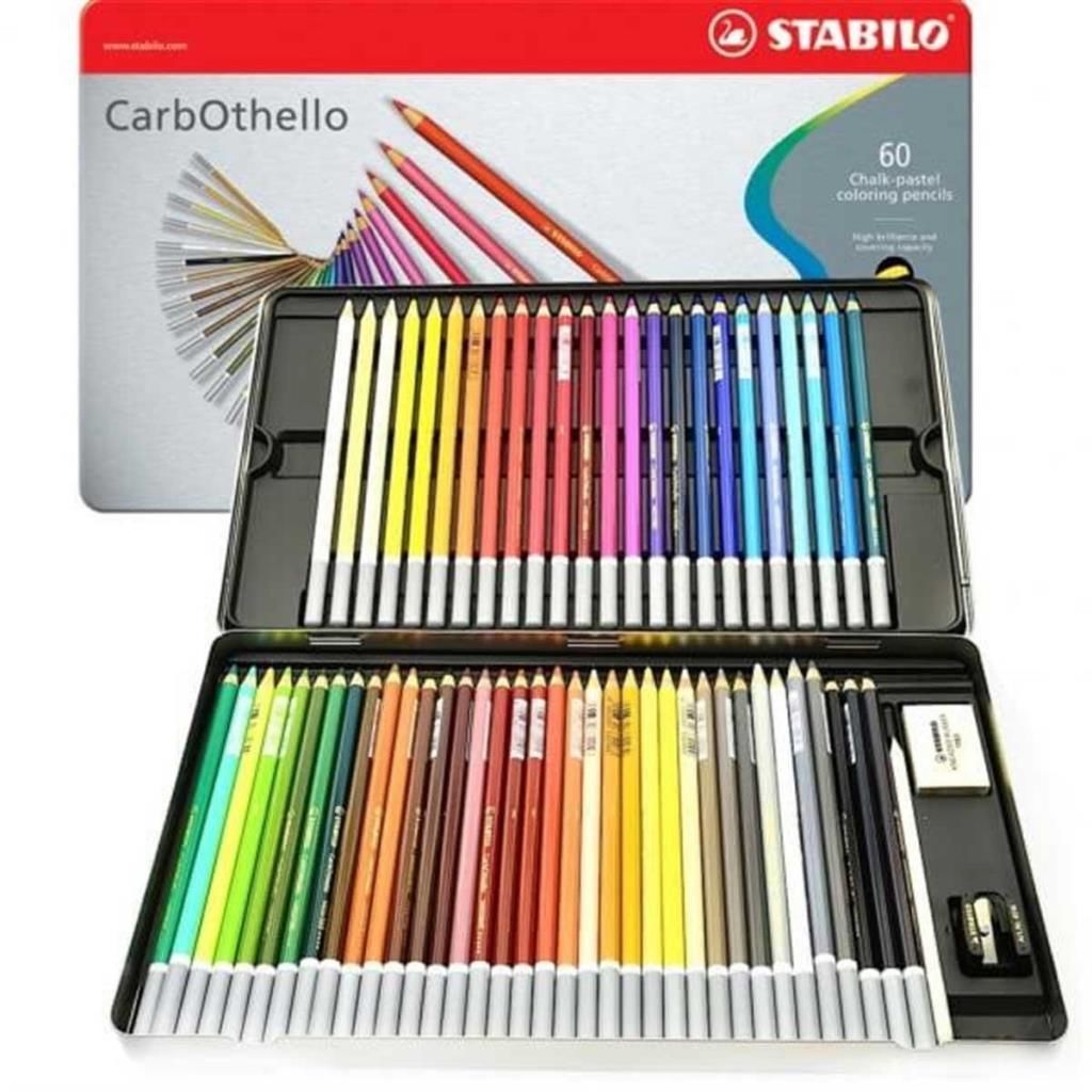 Stabilo Carbothello Sanatsal Kuru Boya Kalemi 60'lı Kutu